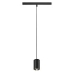 SLV 1006779 NUMINOS® XS 48V TRACK, DALI, Pendelleuchte, schwarz / chrom, 8.7 W, 730 lm, 3000 K, CRI 90, 20° 