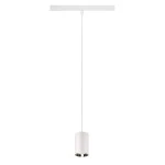 SLV 1006791 NUMINOS® XS 48V TRACK, DALI, Pendelleuchte, weiß / chrom, 8.7 W, 700 lm, 3000 K, CRI 90, 40° 