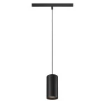 SLV 1006816 NUMINOS® S 48V TRACK, DALI, Pendelleuchte, schwarz / schwarz, 16 W, 970 lm, 2700 K, CRI 90, 40° 