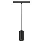 SLV 1006833 NUMINOS® S 48V TRACK, DALI, Pendelleuchte, schwarz / chrom, 16 W, 1050 lm, 3000 K, CRI 90, 20° 