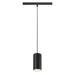 SLV 1006853 NUMINOS® S, 48V Pendelleuchte, Pendellänge 150 cm, 4000 K, 40°, DALI 2, matt schwarz / matt weiß 