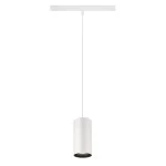 SLV 1006861 NUMINOS® S, 48V Pendelleuchte, Pendellänge 150 cm, 4000 K, 40°, DALI 2, matt weiß / matt schwarz 