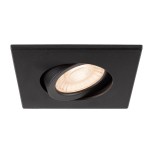 SLV 1007184 UNIVERSAL DOWNLIGHT Abdeckung, für Downlight IP20, schwenkbar, eckig, schwarz 