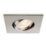 SLV 1007186 UNIVERSAL DOWNLIGHT Abdeckung, für Downlight IP20, schwenkbar, eckig, alu 