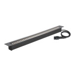 SLV 1007196 DASAR® 1200, Bodeneinbauleuchte, 34 W, 3000 K, IP65/IP67, quadratisch, edelstahl 
