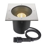 SLV 1007242 DASAR® XL, RL eckige Abdeckung 24° 3000 K incl. DALI-Treiber edelstahl 