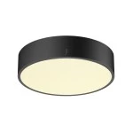 SLV 1007288 MEDO® PRO 30, Wand- und Deckenaufbauleuchte, rund, 3000/4000 K, 10 W, PHASE, 70°, UGR <19, schwarz 