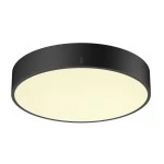 SLV 1007296 MEDO® PRO 40, Wand- und Deckenaufbauleuchte, rund, 3000/4000 K, 19 W, PHASE, 80°, UGR <19, schwarz 