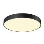 SLV 1007302 MEDO® PRO 60, Wand- und Deckenaufbauleuchte, rund, 3000/4000 K, 39 W, DALI, Touch, 110°, schwarz 