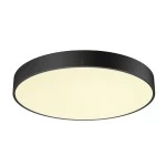 SLV 1007304 MEDO® PRO 60, Wand- und Deckenaufbauleuchte, rund, 3000/4000 K, 37 W, PHASE, 80°, UGR <19, schwarz 