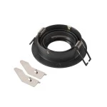 SLV 1007343 NEW TRIA® 75, Deckeneinbauring, D: 9.3 H: 2.6 cm, IP 20, schwarz 