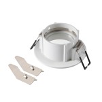 SLV 1007346 NEW TRIA® 68, Deckeneinbauring, D: 8.2 H: 3.4 cm, IP 65, weiß 