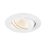 SLV 1007387 NEW TRIA® 68, Deckeneinbauleuchte, 2700 K, 60°, IP 20, rund, weiß 
