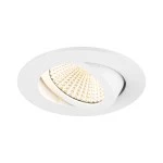 SLV 1007391 NEW TRIA® 68, Deckeneinbauleuchte, 3000 K, 60°, IP 20, rund, weiß 