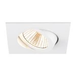 SLV 1007393 NEW TRIA® 68, Deckeneinbauleuchte, 2700 K, 38°, IP 20, quadratisch, weiß 