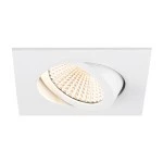 SLV 1007395 NEW TRIA® 68, Deckeneinbauleuchte, 2700 K, 60°, IP 20, quadratisch, weiß 