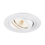 SLV 1007401 NEW TRIA® 75, Deckeneinbauleuchte, 2700 K, 38°, IP 20, rund, weiß 