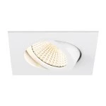 SLV 1007429 NEW TRIA® 68, Deckeneinbauleuchte, 1800-3000 K, 60°, IP 20, quadratisch, weiß 