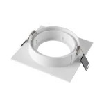 SLV 1007448 NEW TRIA® 95, Deckeneinbauring, L: 11 B: 11 H: 2.6 cm, IP 20, weiß 