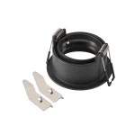 SLV 1007451 NEW TRIA® 68, Deckeneinbauring, vertieft, D: 8.2 H: 4.4 cm, IP 20, schwarz 