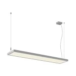 SLV 1007470 WORKLIGHT PRO 120, Pendelleuchte, 120 cm, 4000 K, DALI, Touch, grau 