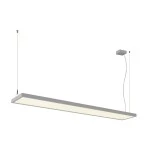 SLV 1007473 WORKLIGHT PRO 150, Pendelleuchte, 150 cm, 4000 K, DALI, Touch, grau 
