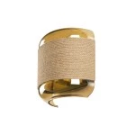 SLV 1007595 PANTILO ROPE, Wandaufbauleuchte, anderes, 1x max. 15 W G9, gold 
