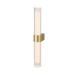 SLV 1007616 LYGANT double, Wandaufbauleuchte, 3000 K, 11 W, messing 
