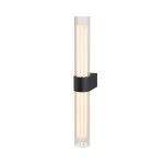 SLV 1007618 LYGANT double, Wandaufbauleuchte, 3000 K, 11 W, schwarz 