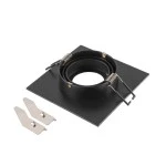 SLV 1007635 NEW TRIA® 75 XL, Deckeneinbauring, L: 11 B: 11 H: 2.6 cm, schwarz 