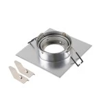 SLV 1007636 NEW TRIA® 75 XL, Deckeneinbauring, L: 11 B: 11 H: 2.6 cm, aluminium 