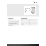 SLV 1007676 HIGHBAY V, Abhängeset 1500 mm 