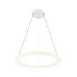 SLV 1007856 ONE FLAT PD, single, Pendelleuchte, Pendellänge 180 cm, 2700/3000 K, PHASE, weiß 