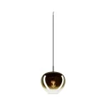 SLV 1007880 PANTILO CONVEX 29, Pendelleuchte, 250 cm, E27, max. 40 W, gold 