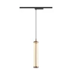 SLV 1008043 QUIMERA, 1~ Pendelleuchte, Pendellänge 150 cm, 2700 K, PHASE, dunkel kupfer 