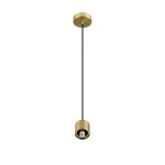 SLV 1008117 VARYT, Pendelleuchte, E14, Pendellänge 150 cm, 1x max. 6 W, messing 
