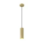SLV 1008134 ENOLA®, Pendelleuchte, Pendellänge 150 cm, E27, 1x max. 50 W, matt gold 