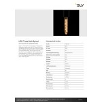 SLV 1008152 LED Tube Soft Spiral, LED-Leuchtmittel, E27, PHASE, 6 W, 2200 K 