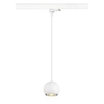 SLV 1008171 LIGHT EYE® 90, 3~ Pendelleuchte, GU10, Pendellänge 150 cm, 1x max. 6 W, matt weiß 