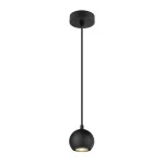 SLV 1008172 LIGHT EYE® 90, Pendelleuchte, GU10, Pendellänge 150 cm, 1x max. 6 W, matt schwarz 