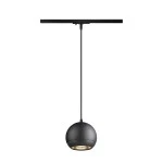 SLV 1008174 LIGHT EYE® 150, 1~ Pendelleuchte, GU10, Pendellänge 150 cm, 1x max. 13 W, matt schwarz 