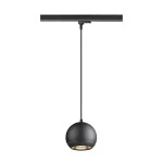 SLV 1008176 LIGHT EYE® 150, 3~ Pendelleuchte, GU10, Pendellänge 150 cm, 1x max. 13 W, matt schwarz 