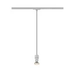 SLV 1008209 PURI 2.0 Basic, 1~ Pendelleuchte, GU10, Pendellänge 200 cm, 1x max. 6 W, grau 