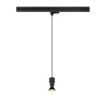 SLV 1008210 PURI 2.0 Basic, 3~ Pendelleuchte, GU10, Pendellänge 200 cm, 1x max. 6 W, schwarz 