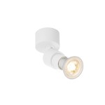 SLV 1008228 PURI 2.0 Basic, Wand- und Deckenaufbauleuchte, rund, 1x max. 6 W GU10, weiß 