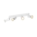 SLV 1008238 PURI 2.0 Basic, Wand- und Deckenaufbauleuchte, long, 4 x max. 6 W GU10, weiß 