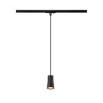 SLV 1008258 PURI 2.0 Cone, 1~ Pendelleuchte, GU10, Pendellänge 200 cm, 1x max. 6 W, schwarz 