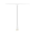 SLV 1008264 PURI 2.0 Dome, 1~ Pendelleuchte, GU10, Pendellänge 200 cm, 1x max. 6 W, weiß 