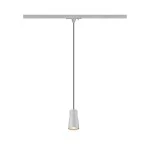 SLV 1008265 PURI 2.0 Dome, 1~ Pendelleuchte, GU10, Pendellänge 200 cm, 1x max. 6 W, grau 