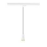 SLV 1008283 PURI 2.0 Dome, 3~ Pendelleuchte, GU10, Pendellänge 200 cm, 1x max. 6 W, weiß 